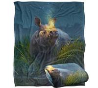 Jq Licensing - Jlo Rhino Glowing Horn Silky Touch Super Soft Throw Blanket 152 X 127 Cm