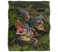 Jq Licensing Jlo Silky Alligator Supersoft Blanket Multicoloured (One Size)
