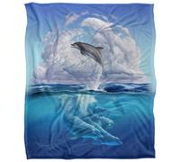 Jq Licensing Jlo Silky Dolphin Supersoft Blanket Multicoloured (One Size)