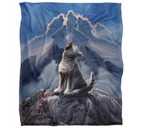 Jq Licensing Jlo Silky Howling Wolf Supersoft Blanket Multicoloured (One Size)