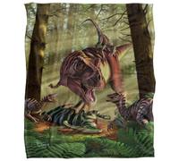 Jq Licensing Jlo Silky T-Rex Supersoft Blanket Multicoloured (One Size)