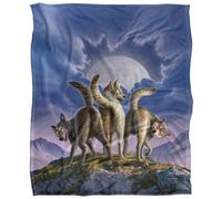 Jq Licensing Jlo Silky Wolf Pack Supersoft Blanket Multicoloured (One Size)