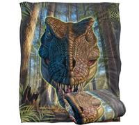 Jq Licensing - Jlo T-Rex Dinosaur Head Silky Touch Super Soft Throw Blanket 152 X 127 Cm