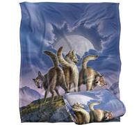 Jq Licensing - Jlo Wolf Pack Moon Silky Touch Super Soft Throw Blanket 152 X 127 Cm