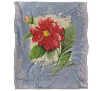 Jq Licensing Love Happiness Joy 2 Silky Flower Supersoft Blanket Multicoloured (One Size)