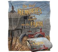 Jq Licensing - Lz-Jp On The Farm Tractor Silky Touch Super Soft Throw Blanket 152 X 127 Cm