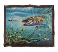 Jq Licensing Provoked Musky Fishing Silky Supersoft Blanket Multicoloured (One Size)