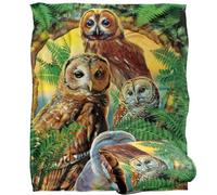 Jq Licensing - Rl-Jp Owl Collage Silky Touch Super Soft Throw Blanket 152 X 127 Cm