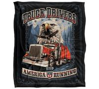 Jq Licensing Rle Truck Drivers Keep America Running Silky Supersoft Blanket Multicoloured (One Size)