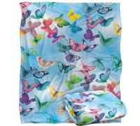 Jq Licensing - Royce Mcclure Butterfly Sky Pattern Silky Touch Super Soft Throw Blanket 152 X 127 Cm