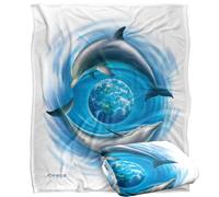 Jq Licensing - Royce Mcclure Dolphin World Silky Touch Super Soft Throw Blanket 152 X 127 Cm