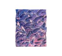 JQ Licensing Royce Mcclure Evening Seagulls Silky Touch Super Soft Throw Blanket 152 X 127 cm in White JQ Licensing White 152 X 127 cm