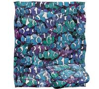 Jq Licensing - Royce Mcclure Grape Clown Fish Pattern Silky Touch Super Soft Throw Blanket 152 X 127 Cm