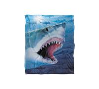 JQ Licensing Royce Mcclure Great White Shark Silky Touch Super Soft Throw Blanket 152 X 127 cm JQ Licensing White 152 X 127 cm