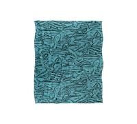 JQ Licensing Royce Mcclure Great White Shark Woodcut Pattern Silky Touch Super Soft Throw Blanket 152 X 127 cm JQ Licensing White 152 X 127 cm