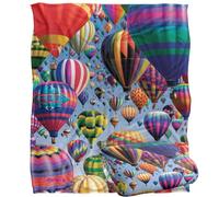 Jq Licensing - Royce Mcclure Hot Air Balloon Sky Silky Touch Super Soft Throw Blanket 152 X 127 Cm