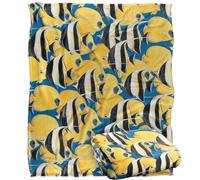 Jq Licensing - Royce Mcclure Tropical Fish Rush Hour Silky Touch Super Soft Throw Blanket 152 X 127 Cm