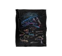 JQ Licensing Royce Mcclure Way Down Deep Fish Silky Touch Super Soft Throw Blanket 152 X 127 cm in White JQ Licensing White 152 X 127 cm