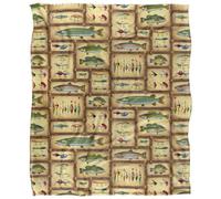 Jq Licensing Silky Fish Supersoft Blanket Multicoloured (One Size)