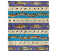 Jq Licensing Silky Fishing Lures Supersoft Blanket Multicoloured (One Size)