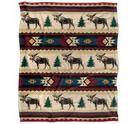 Jq Licensing Silky Moose Supersoft Blanket Multicoloured/multicoloured (One Size, One Size)