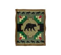 JQ Licensing Southwest Bear 2 Silky Touch Super Soft Throw Blanket 152 X 127 cm in White JQ Licensing White 152 X 127 cm
