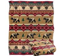 JQ Licensing Southwest Bear Silky Touch Super Soft Throw Blanket 152 X 127 cm
