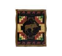 JQ Licensing Southwest Moose 2 Silky Touch Super Soft Throw Blanket 152 X 127 cm in White JQ Licensing White 152 X 127 cm