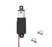JQDML 0.4 Inch 0.4" Stroke Mini Linear Actuator 12V 42.2lbs/188N Electric Micro Linear Actuator Speed 0.2"/sec with Mounting Brackets,for Robotics,Home Automation