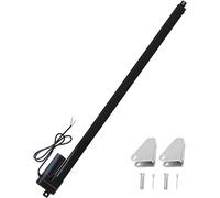 JQDML 12V 32inch 800mm Stroke Linear Actuator Heavy Duty 330LBS/1500N IP65 Waterproof Electric Actuator 10mm/s with Mounting Brackets,for Window Opener,Solar Trackers,Home Automation