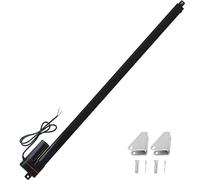 JQDML 12V 36inch 900mm Stroke Linear Actuator Heavy Duty 330LBS/1500N IP65 Waterproof Electric Actuator 10mm/s with Mounting Brackets,for Window Opener,Solar Trackers,Home Automation