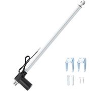 JQDML 1320lbs/6000N Linear Actuator 12V 32inch/800mm Long Stroke Heavy Duty Electric Actuator Speed 4mm/s with Mounting Brackets,for Massage Bed, Table Lift, Window Opener,Door Opener