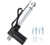 JQDML 1320lbs/6000N Linear Actuator 12V 6inch/150mm Stroke Heavy Duty Electric Actuator Speed 4mm/s with Mounting Brackets,for Massage Bed, Table Lift, Window Opener,Door Opener