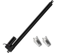 JQDML 24V 22 Inch Stroke Linear Actuator Heavy Duty 660lbs/3000N IP65 Waterproof Speed 0.2"/sec Linear Electric Actuator with Mounting Bracket