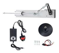 JQDML 3-40lbs Thrust Reciprocating Cycle Linear Actuator 24V Max 120RPM | Stroke 1.18"-6", Telescopic Motor, with Speed Controller, Black Suction Cup, for Small Automation & DIY Creations