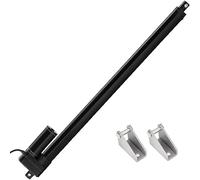 JQDML 650mm 26 Inch Stroke Linear Actuator 12V Heavy Duty 3000N/660lbs IP65 Waterproof Electric Actuator 5mm/s with Mounting Brackets