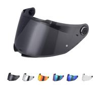 JQF Gear Motorcycle Helmet Visor Sheild for MT 28B/Thunder 4,Motorcycle Wind Shield Helmet Lens for Airflow,Full Face Motorcycle Helmet Visor Replacement (Black)