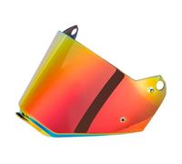 JQF Gear Motorcycle Helmets Shield Visor for LS2 PIONEER EVO MX436 Helmet Blaze Adventure Replacement Helmet Visor (Chrome Red)