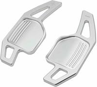 JQHXFDC - 2pcs Car Steering Wheel Paddle Shift Extensions Shifters Paddle for Audi for A6 S6 RS6 C6 4F 2004-2007 2008 2009 2010 2011