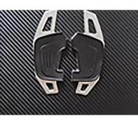 JQHXFDC - 2pcs Car Steering Wheel Paddle Shift Extensions Shifters Paddle For Golf7 For GTI R For GTE For GTD For MK7