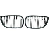 JQHXFDC - Car Front Kidney Grille Hood Grills Front Kidney Diamond Grille Auto Styling For BMW For 1 Series E81 E87 120d 120i 130i 2004 2005 2006 2007