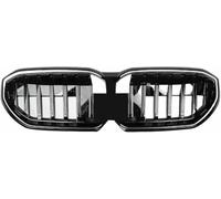 JQHXFDC - Car Front Kidney Grille Hood Grills Front Kidney Diamond Grille Auto Styling For BMW For 5 Series I5 G60 2024