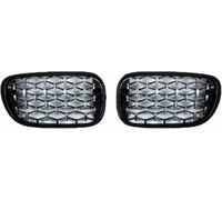 JQHXFDC - Car Front Kidney Grille Hood Grills Front Kidney Diamond Grille Auto Styling For BMW for 7 Series G11 G12 730li 740li 2016 2017 2018 2019 For 740Le 745Le 750Li 2015-2020