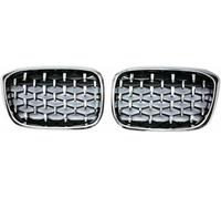 JQHXFDC - Car Front Kidney Grille Hood Grills Front Kidney Diamond Grille Auto Styling For BMW For X3 X4 G01 G08 G02 2017 2018 2019 2020 2021