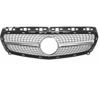 JQHXFDC - Car Front Kidney Grille Hood Grills Front Kidney Diamond Grille Auto Styling For Mercedes-Benz for A Class W176 2013-2015 A180 A200 A220 A250 A260 A45