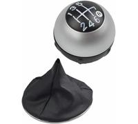 JQHXFDC - Car Gear Handball Car Gear Shift Knob Lever Change Gearbox Shifter Leather Stick Shifter for Fiat 500 500C 2012-2018