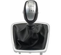 JQHXFDC - Car Gear Handball Car Gear Shift Knob Lever Change Gearbox Shifter Leather Stick Shifter for Renault for Laguna III MK3 2007-2014