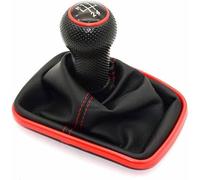 JQHXFDC - Car Gear Handball Car Gear Shift Knob Lever Change Gearbox Shifter Leather Stick Shifter for Golf 4 for IV MK4 GTI R32 for Bora Jetta 1999-2004
