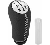 JQHXFDC Car Gear Handball Car Gear Shift Knob Lever Change Gearbox Shifter Leather Stick Shifter for Renault for Clio III 2005-2009 for Megane II 2002-2009 for Scenic II 2003-2006 for Kangoo 2009
