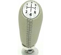 JQHXFDC - Car Gear Handball Car Gear Shift Knob Lever Change Gearbox Shifter Leather Stick Shifter for Renault for Megane II MK2 Scenic 2 Clio 3 III MK3